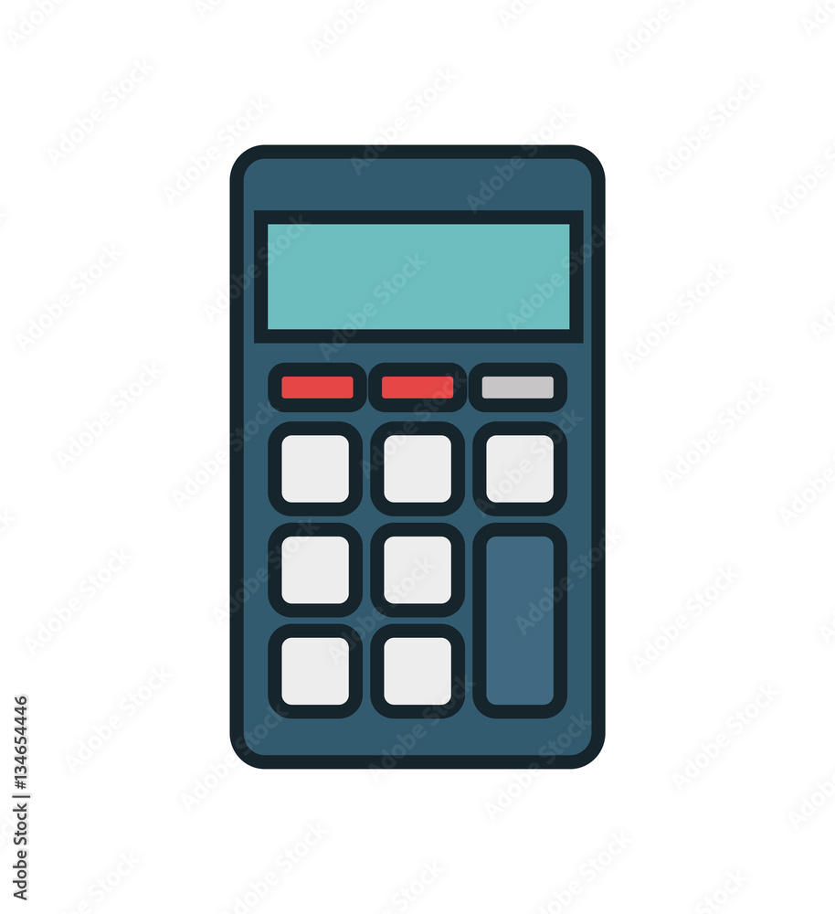 calculator math isolated icon vector illustration design calculator math isolated icon vector illustration design