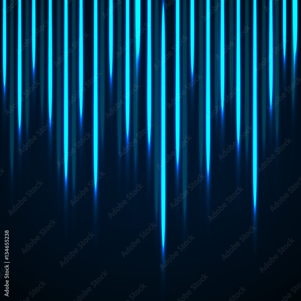 Abstract background with glowing lines, neon stripes