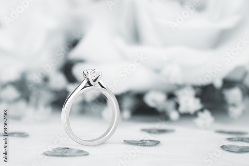 wedding engagement ring photo