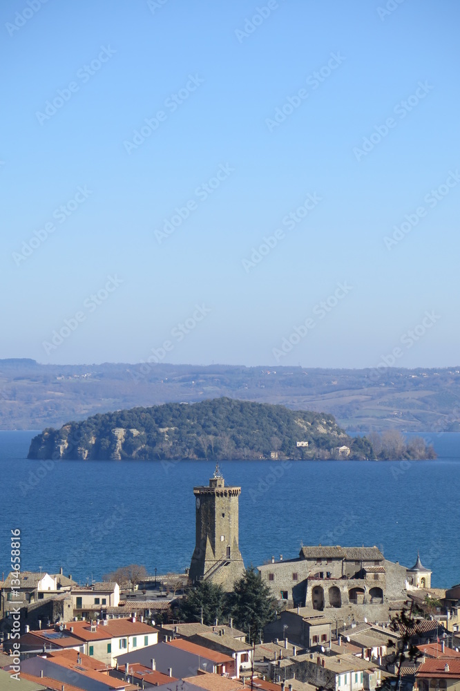 Torre dell'orologio di Marta sul lago di Bolsena