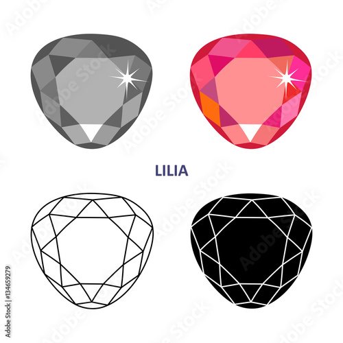 Fancy gem cut