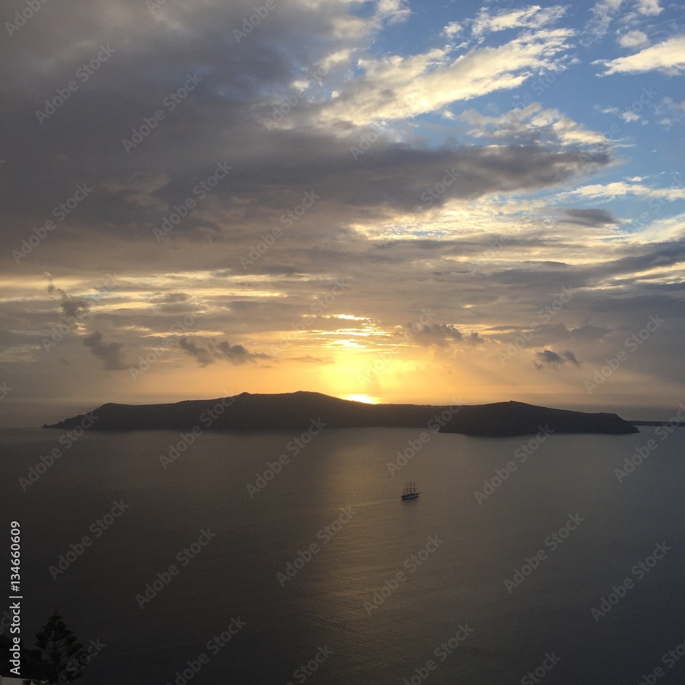 Santorini Romantic Island Greece