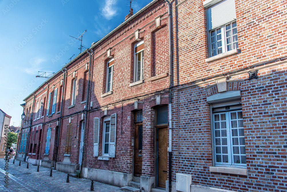 Amiens, Maisons en briques