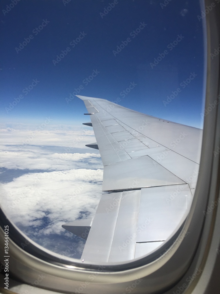 Sky Airplane Window View Cloud Sky Airplane Window View Cloud