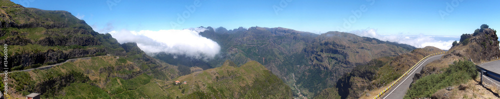 Madeira Encumeada Pass Panorama