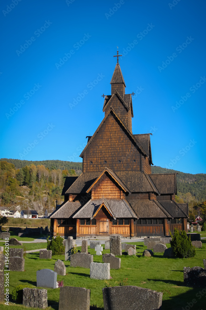 Heddal Stave church in Norway Heddal Stave church in Norway