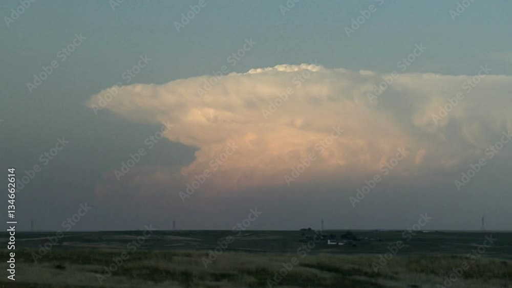 Sunset Supercell on Colorado High Plains Sunset Supercell on Colorado High Plains