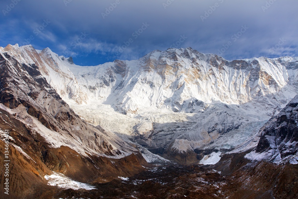Mount Annapurna, from Annapurna southern base camp
