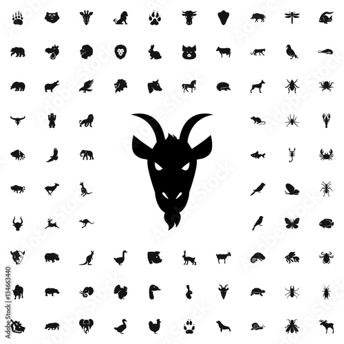 goat icon illustration