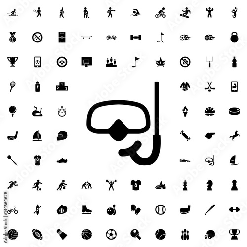 snorkel icon illustration