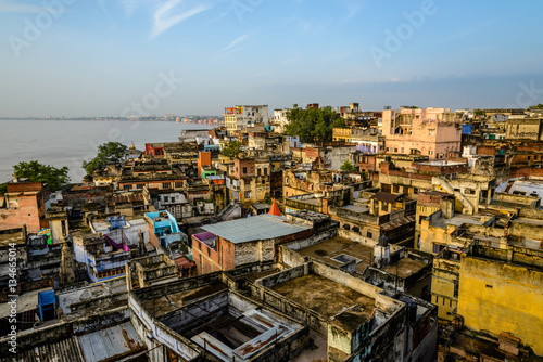 Old city of Varanasi photo