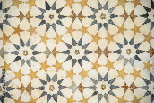 pattern of the floor of Baby Taj (Itmad-ud-Daula), Agra