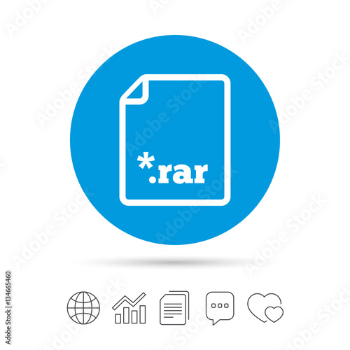 Archive file icon. Download RAR button.