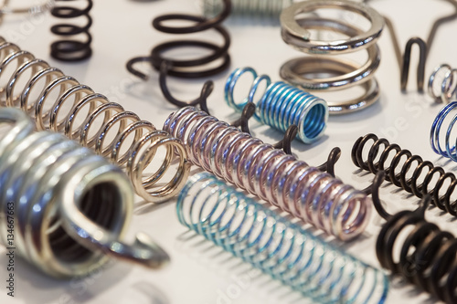 Various metal springs photo