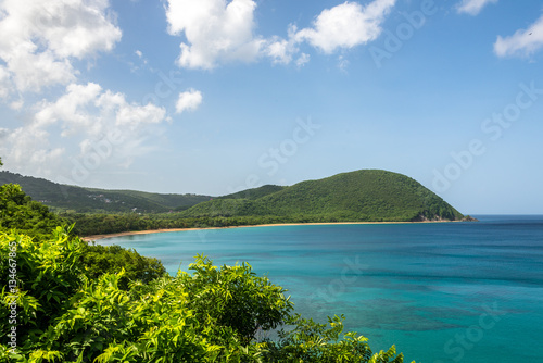View over Bay of Grande Anse, Guadeloupe
