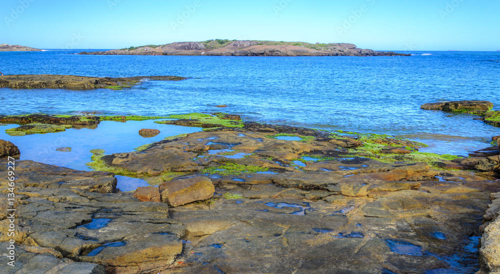 Obraz premium Brazilian coastline . Vitoria , Espirito Santo .