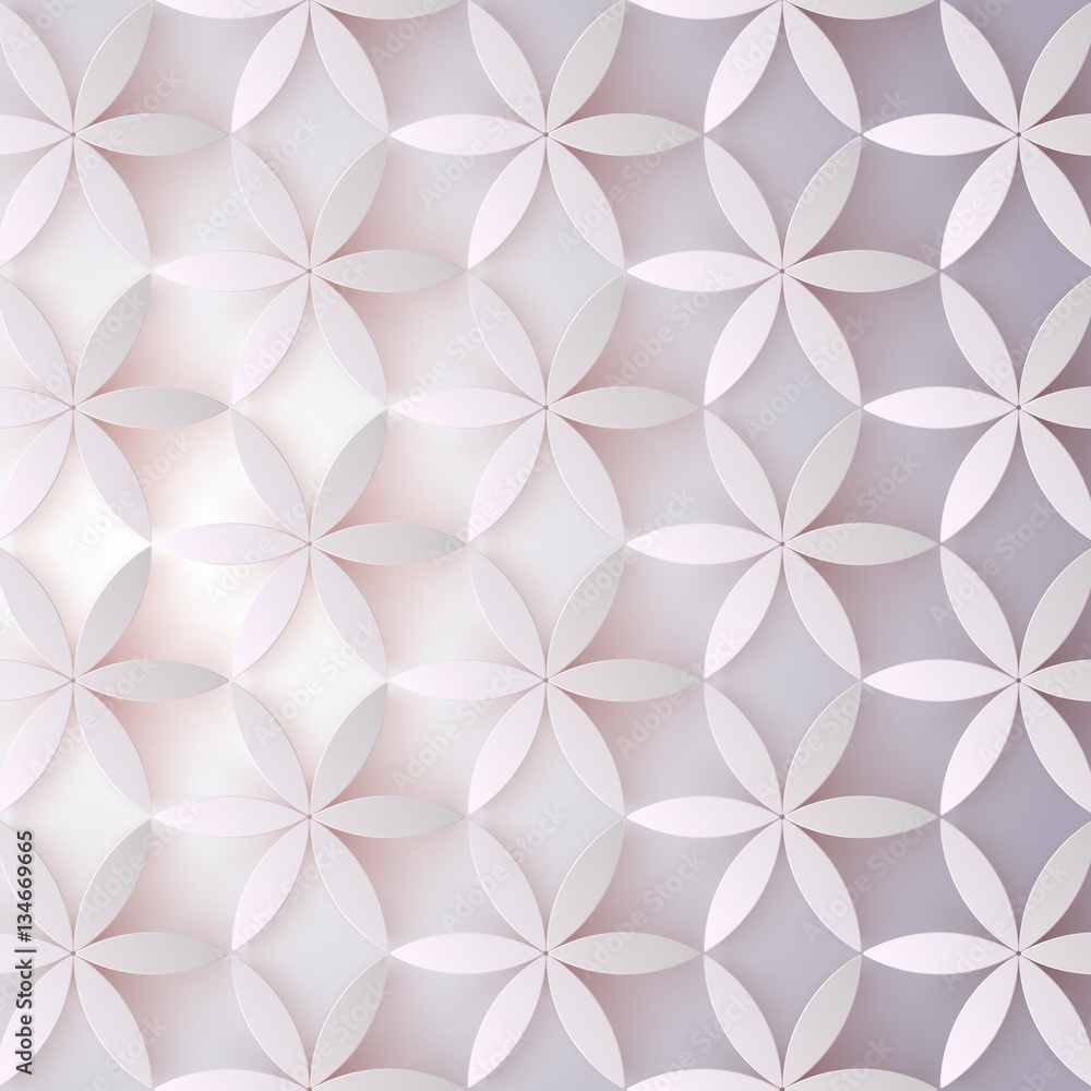 Floral 3d pattern. Abstract flowers with shadows. Elegant texture, vector background. Colorful trendy design for print poster, brochure cover and other projects. Floral 3d pattern. Abstract flowers with shadows. Elegant texture, vector background. Colorful trendy design for print poster, brochure cover and other projects.