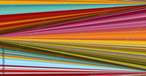 Horizontal colorful stripes abstract background, stretched pixels effect © alexandre