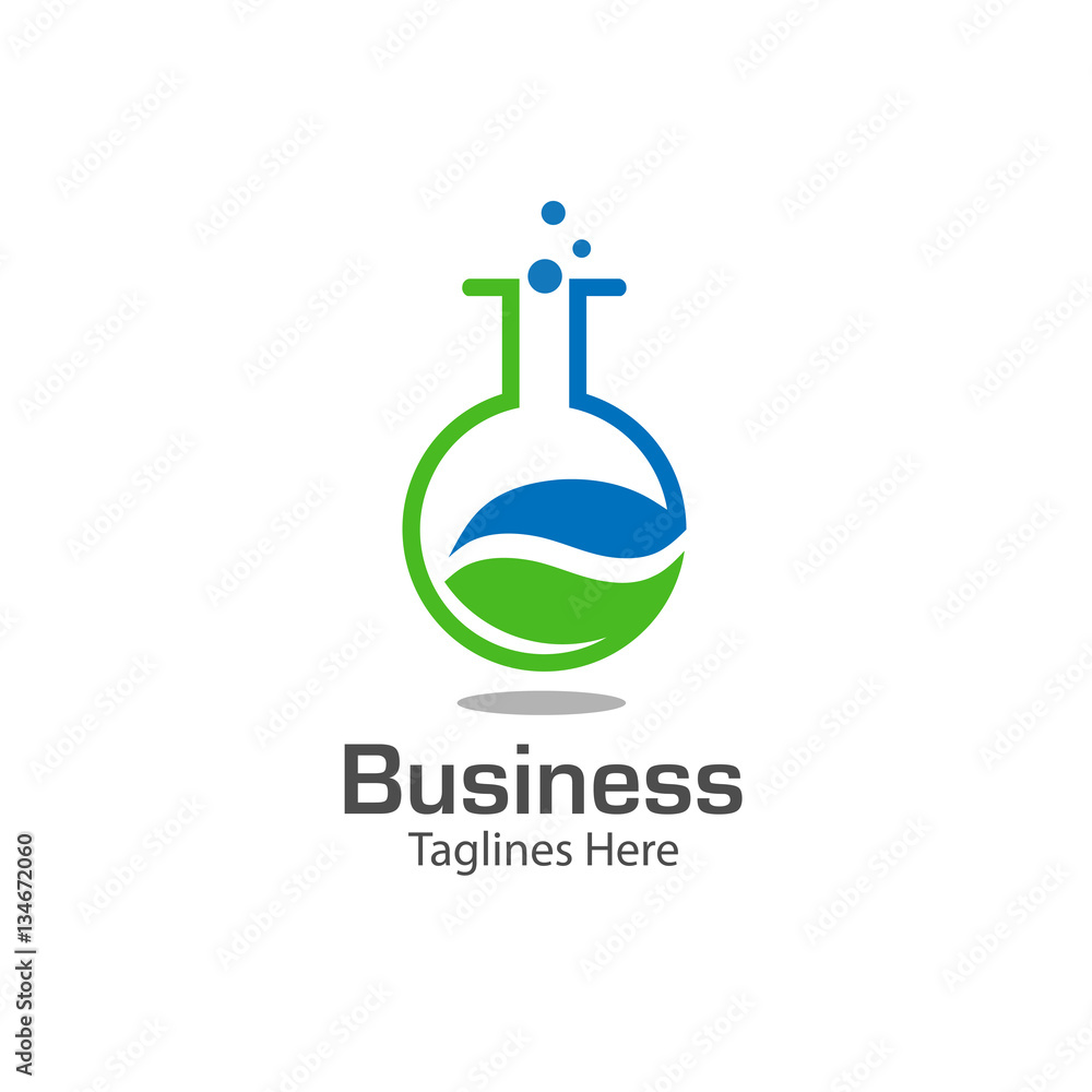 lab logo with leaf symbol , colored test tube with fresh green leaf , bio lab log vector lab logo with leaf symbol , colored test tube with fresh green leaf , bio lab log vector