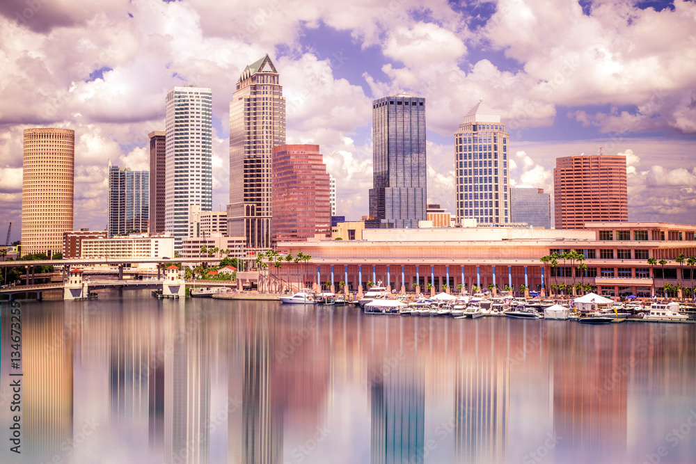 Beautiful Tampa Florida skyline
