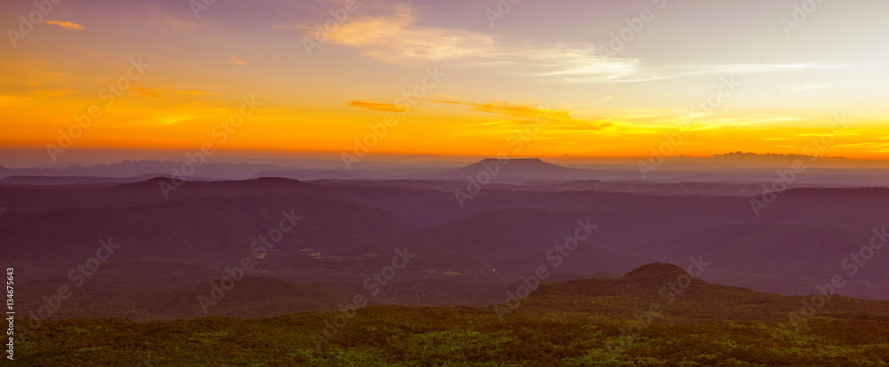 mountains landscape panorama