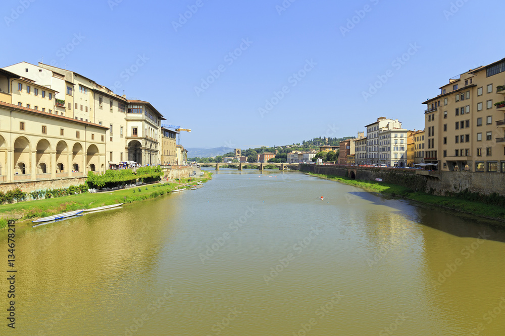 Arno River in Florence, Italy Arno River in Florence, Italy