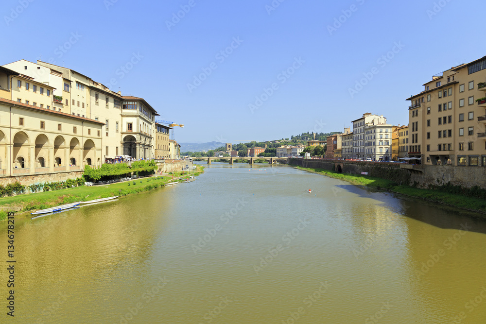 Arno River in Florence, Italy