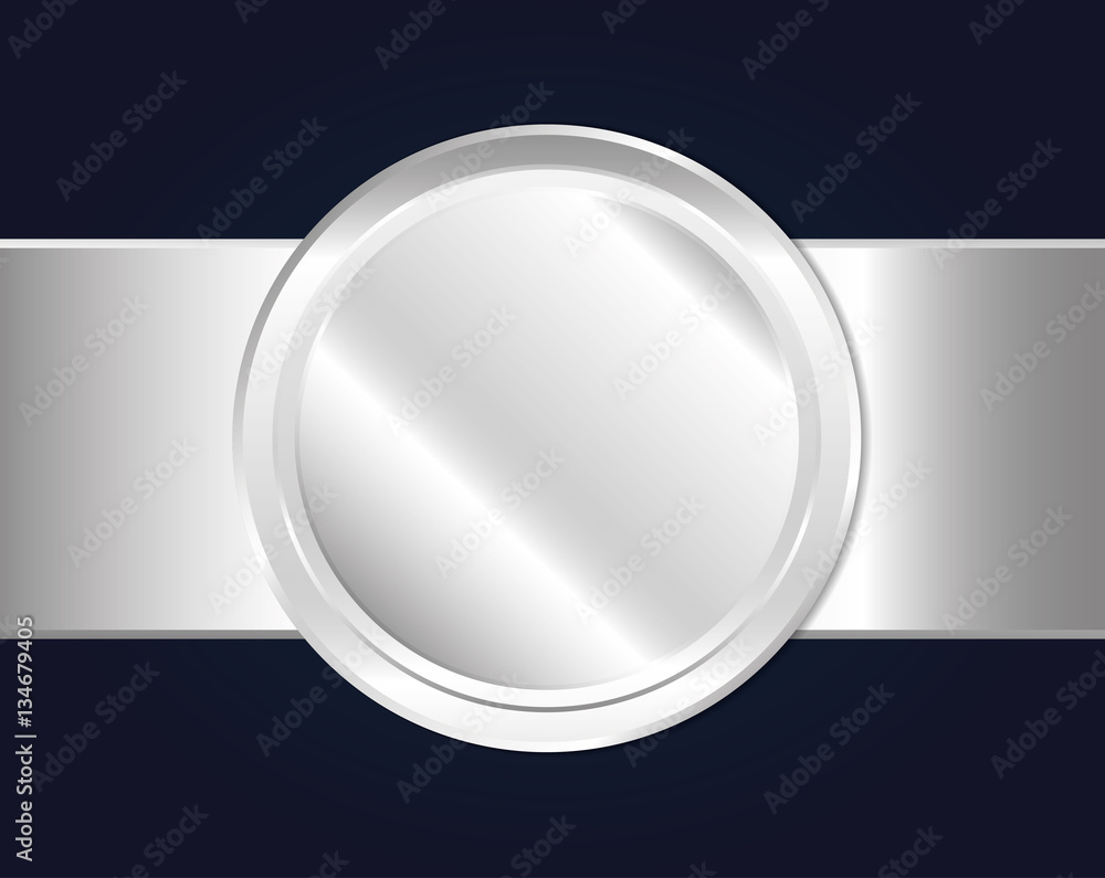 silver blank metallic label or seal icon image vector illustration design silver blank metallic label or seal icon image vector illustration design
