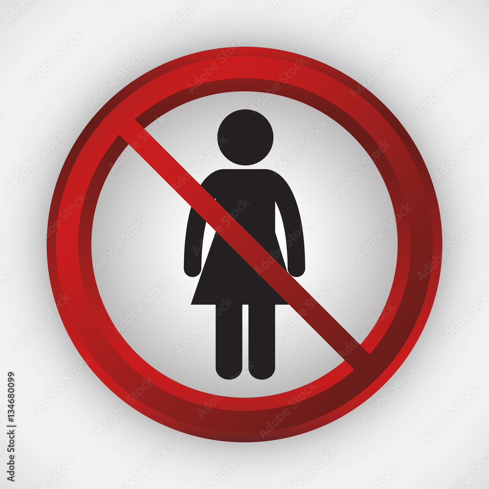 women forbidden icon image vector illustration design women forbidden icon image vector illustration design