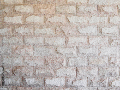 The white and brown brick wall texture background