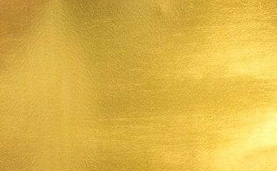 Shiny yellow leaf gold foil