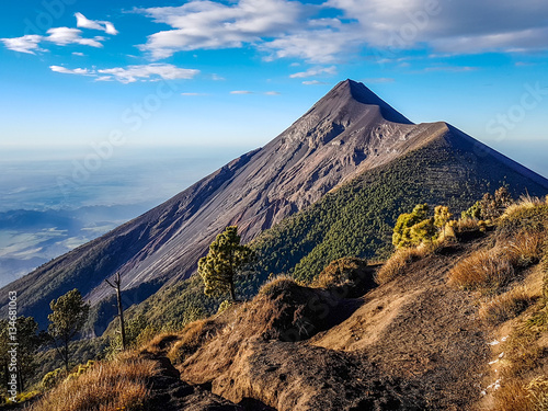 View from Acatenango volcano ,Guatemala