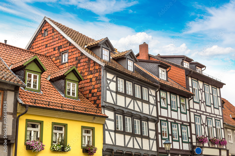 Historic houses in Quedlinburg, Germany