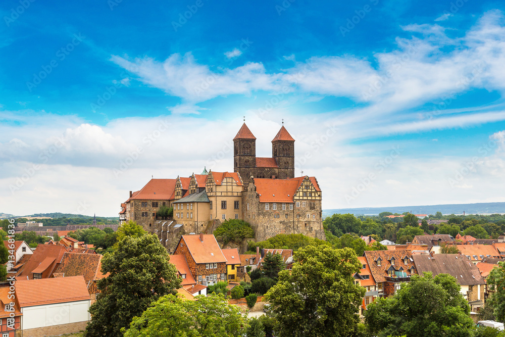 The Castle Hill in Quedlinburg, Germany