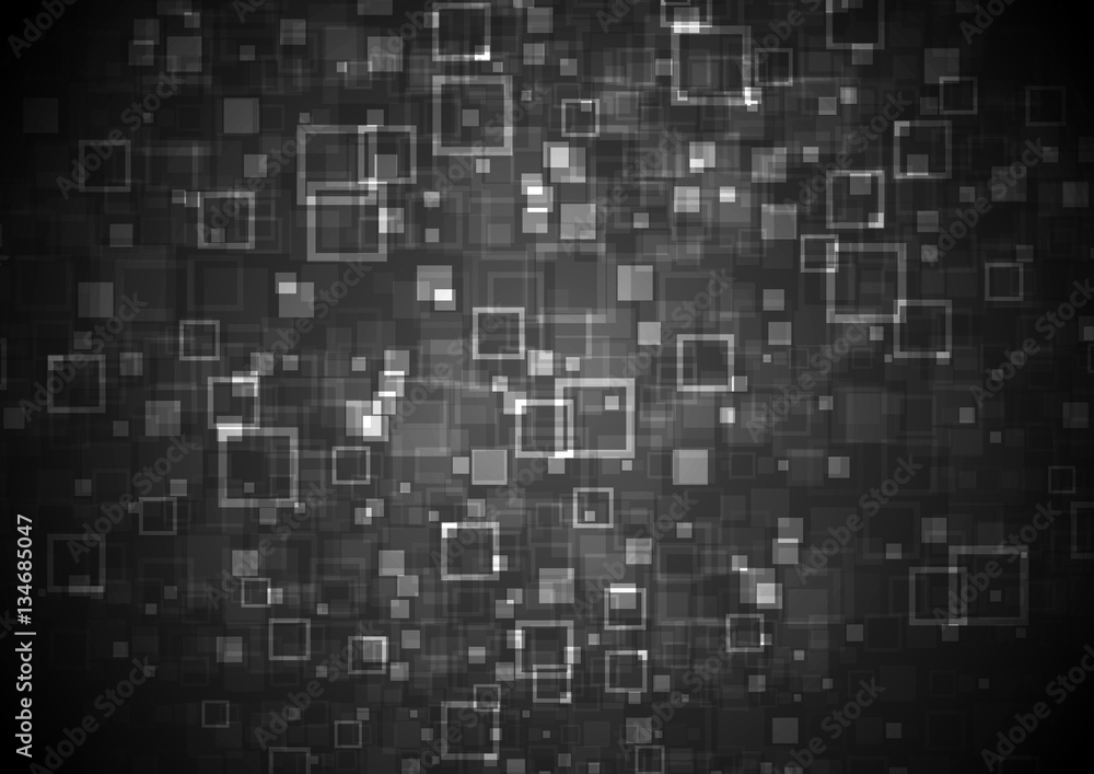 Black abstract tech geometric background Black abstract tech geometric background