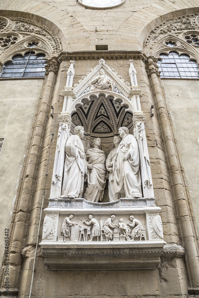 Four Crowned Martyrs at Orsanmichele in Florence, Italy