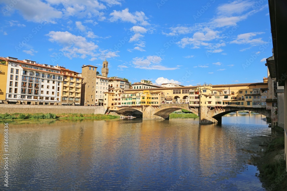 Bridge called Ponte Vecchio in Florence Italy