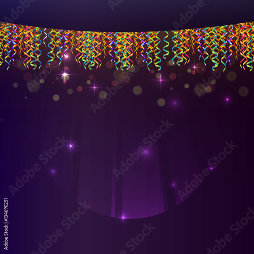 Carnval backdrop. Vector