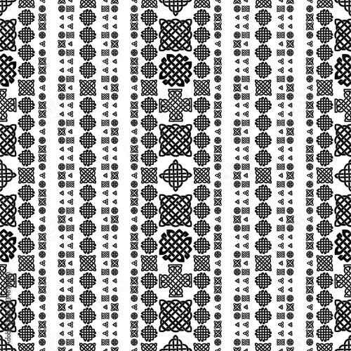 Celtic knot seamless pattern