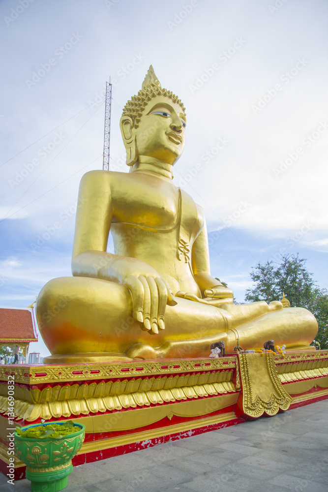 Buddha statue in one of the temples of Thailand. Buddha statue in one of the temples of Thailand.