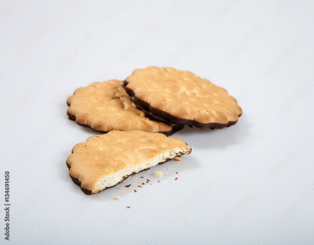 Cookies on a light background Cookies on a light background