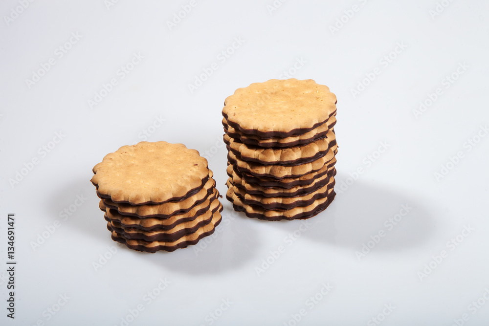 Cookies on a light background Cookies on a light background