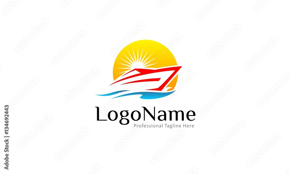 Yatch and Boat Logo Yatch and Boat Logo
