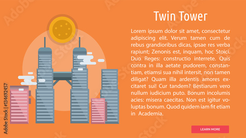 Twin Tower Conceptual Banner