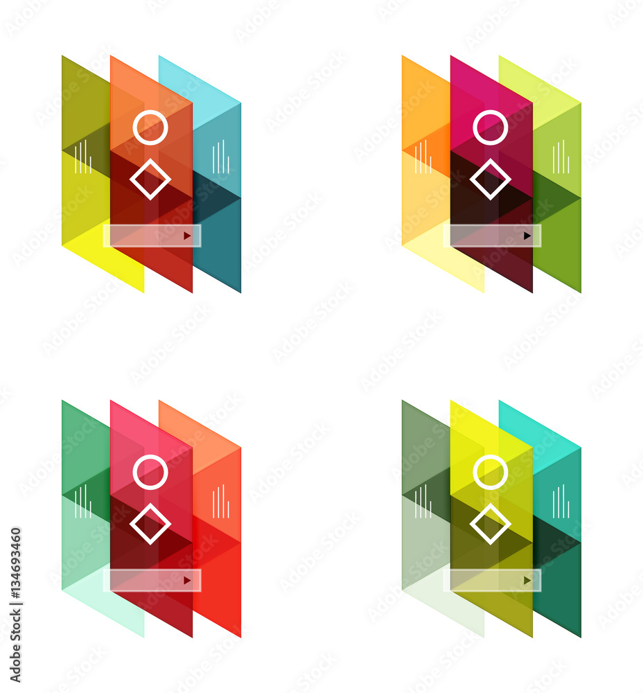 Blank triangle infographic backgrounds Blank triangle infographic backgrounds