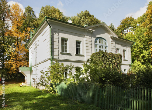  Yasnaya Polyana - Bright Glade homestead. Outbuilding of Kuzminsky in museum of Leo Tolstoy. Tula oblast. Russia