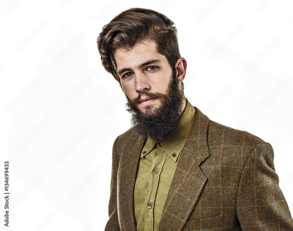 Obraz premium young bearded man