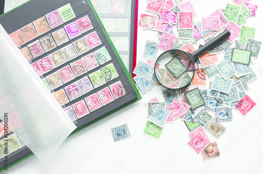 collection of stamps