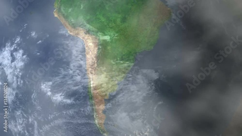 Porto Alegre  Zoom In - Zoom to geographic earth from space
