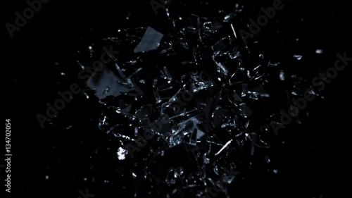 Shattering Glass In Slow Motion